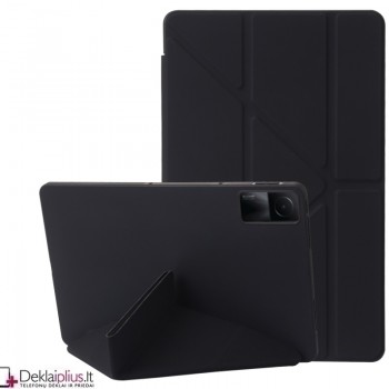 Smart soft dirbtinės odos dėklas - juodas (Xiaomi Redmi Pad Se 11)